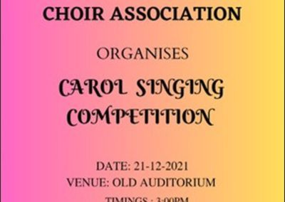 Carol Singing Competition