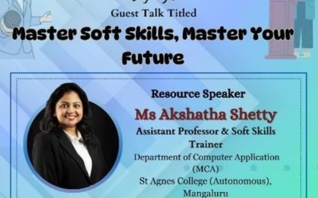 Guest talk on “master soft skills, master your future”