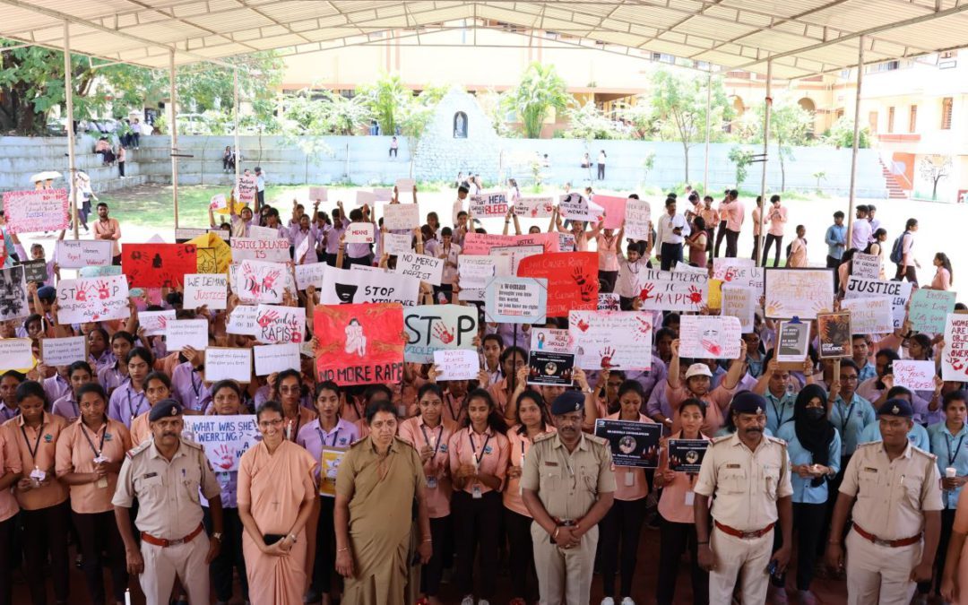 A silent protest in solidarity