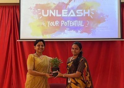 Importance of utilizing one's abilities session was organized at St Agnes College