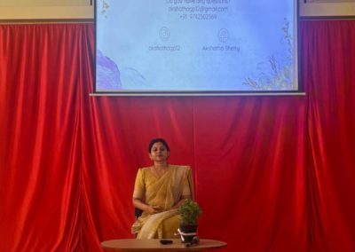 Importance of utilizing one's abilities session was organized at St Agnes College
