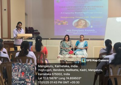 Report on Capacity Building Programme on “Reinforcing Teams with Dynamics”