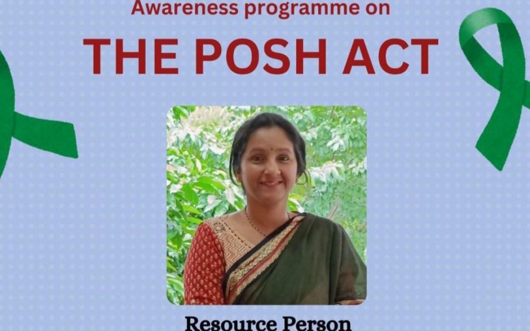 An awareness session on the PoSH Act