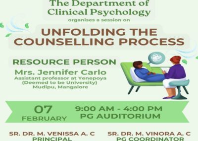 Unfolding the Counselling Process