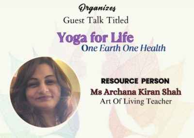 Yoga for Life: One Earth, One Health